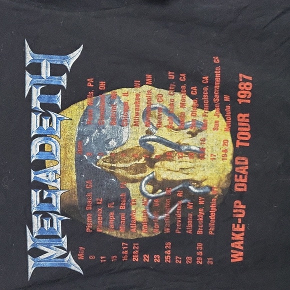 Megadeath T-Shirt tour 1987 - Picture 3 of 4